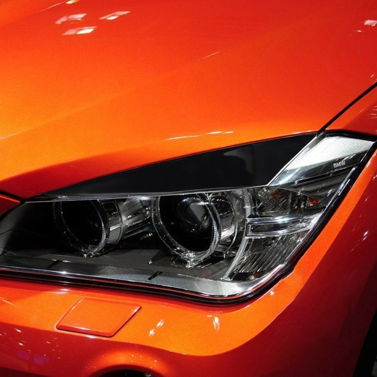 Pair Car Lamp Eyebrow Soft Decorative Sticker for BMW X1 E842 2009-2014 (Black) - Lamp Decoration by PMC TechLife | Online Shopping South Africa | PMC TechLife | Buy Now Pay Later Mobicred