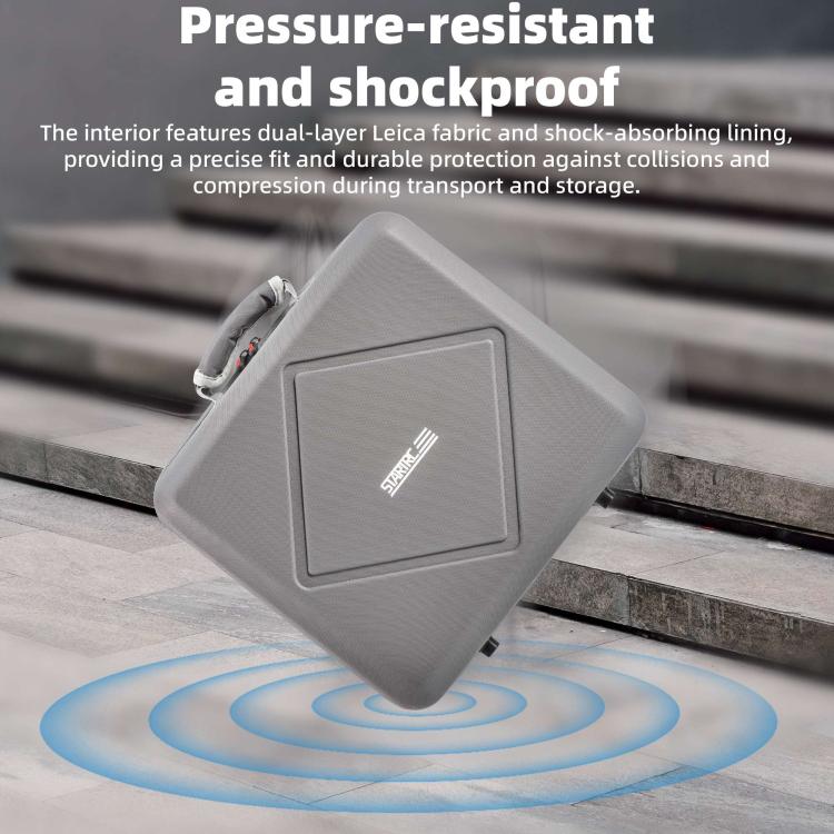 For DJI Air 3 / Air 3S / Avata 2 STARTRC Dual-Drone Shoulder Storage Bag PU Handbag (Grey) - free shipping - PMc TechLife - Order now!