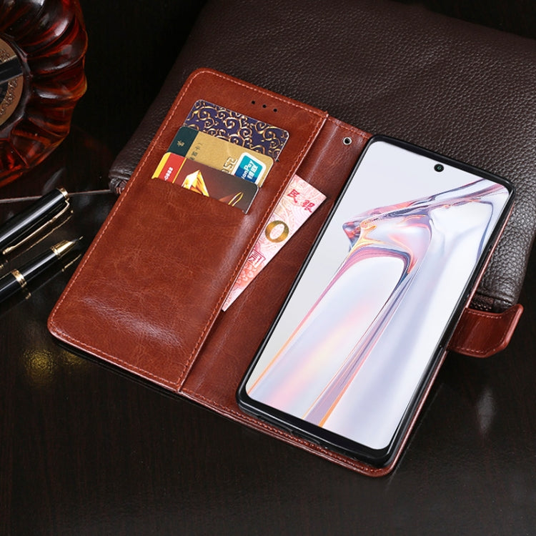 For Blackview A100 idewei Crazy Horse Texture Horizontal Flip Leather Case with Holder & Card Slots & Wallet(Sky Blue) - More Brand by idewei | Online Shopping South Africa | PMC TechLife | Buy Now Pay Later Mobicred