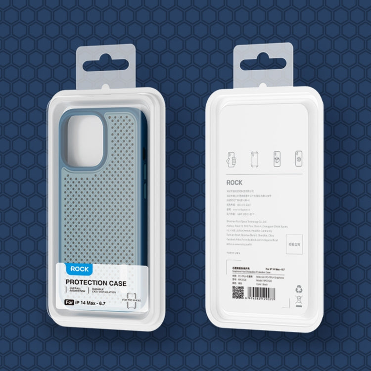 For iPhone 14 Plus ROCK Graphene Heat Dissipation Phone Case (Black) - iPhone 14 Plus Cases by ROCK | Online Shopping South Africa | PMC TechLife | Buy Now Pay Later Mobicred