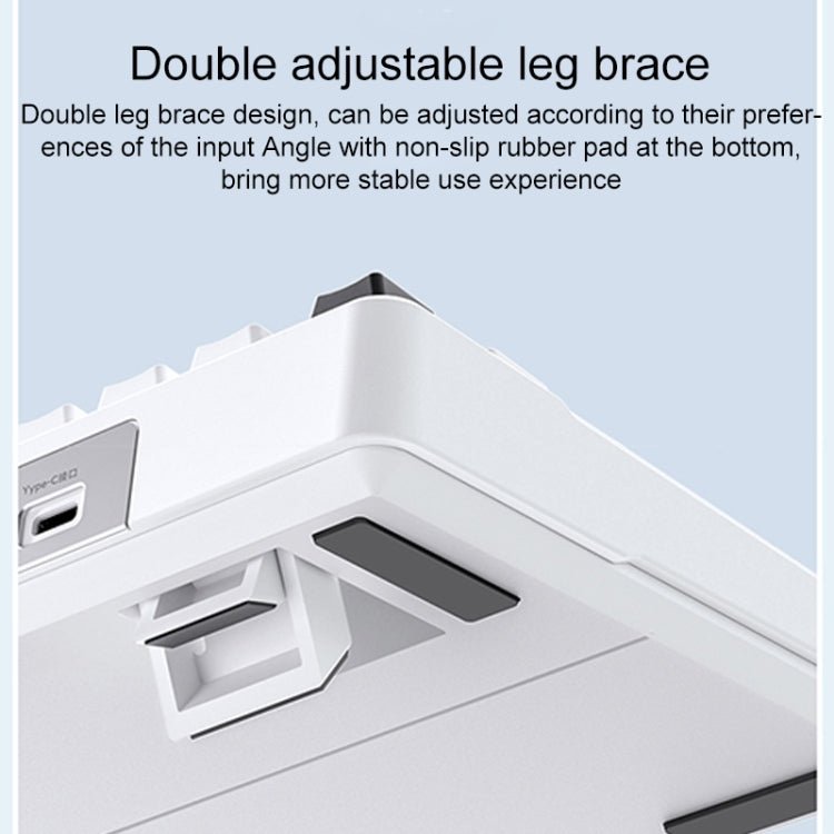 AULA F99 99 Keys Wired/2.4G/Bluetooth Three Model Customized RGB Mechanical Keyboard(Starfall Clouds) - free shipping - PMC TechLife - Order now!