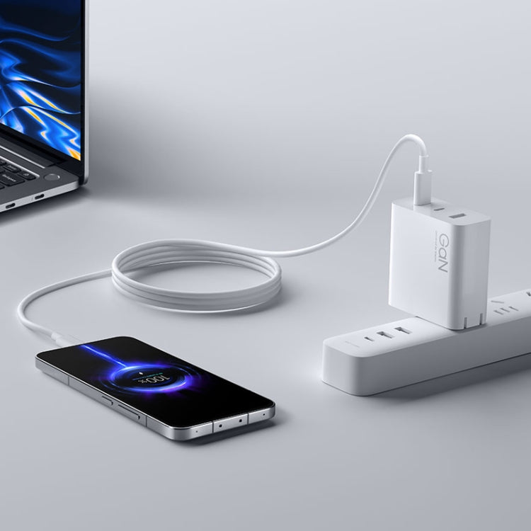 Original Xiaomi 140W 1 x USB + 2 x USB-C / Type-C Three Ports GaN Fast Charger Set, US Plug - free shipping - PMC TechLife - Order now!