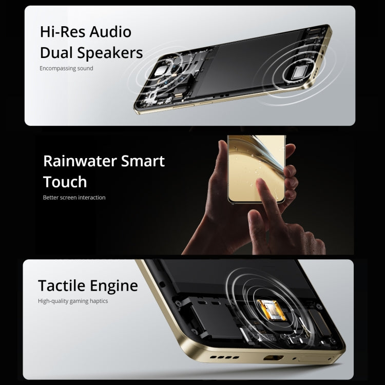 Realme 13 Pro+, 12GB+512GB, Screen Fingerprint Identification, 6.7 inch Realme UI 5.0 Snapdragon 7s Gen 2 Octa Core, NFC, Network: 5G (Emerald Green) - free shipping - PMC Jewellery - Order now!