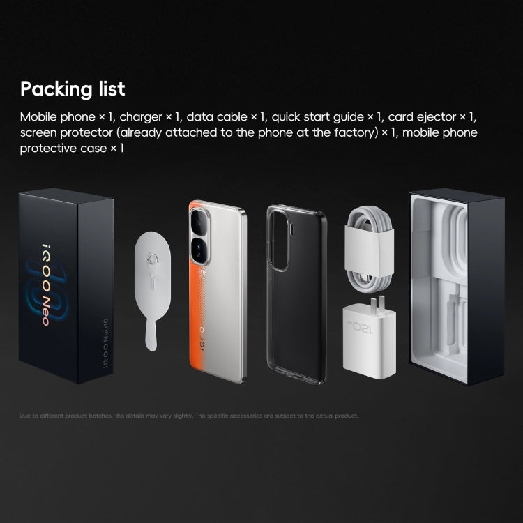 vivo iQOO Neo10, 12GB+256GB, Face ID / Screen Fingerprint Identification, 6.78 inch Android 15 OriginOS 5 Snapdragon 8 Gen 3 Octa Core, OTG, NFC, Network: 5G, Support Google Play (Orange) - free shipping - PMc TechLife - Order now!