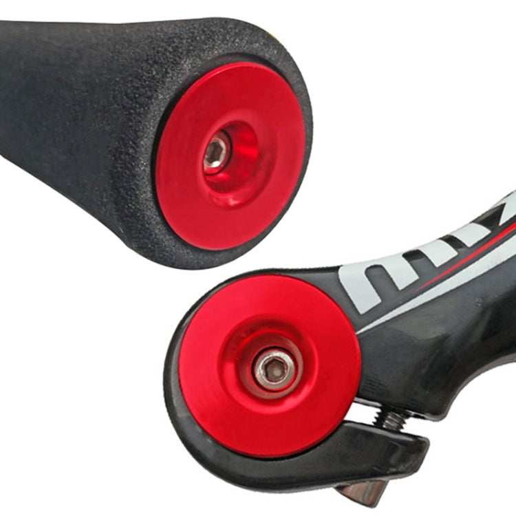 TOSEEK 1 Pair Mountain Bike Handlebar Grips Caps End Plug Aluminum Alloy Bicycle Bar Ends Plug (Green) - Bicycle Grips by TOSEEK | Online Shopping South Africa | PMC TechLife | Buy Now Pay Later Mobicred