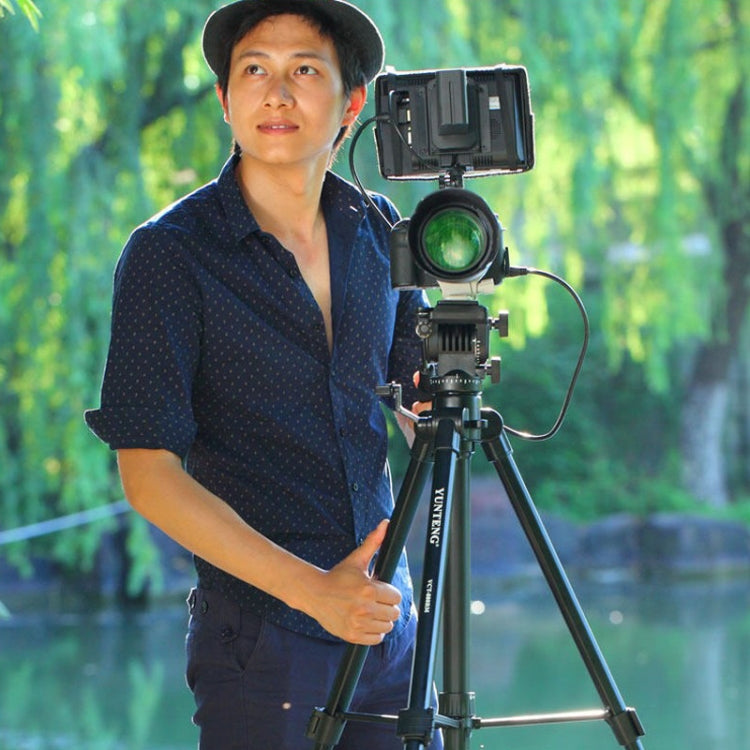 YUNTENG VCT-998 Aluminum Tripod Mount with Fluid Drag Head - free shipping - PMC TechLife - Order now!