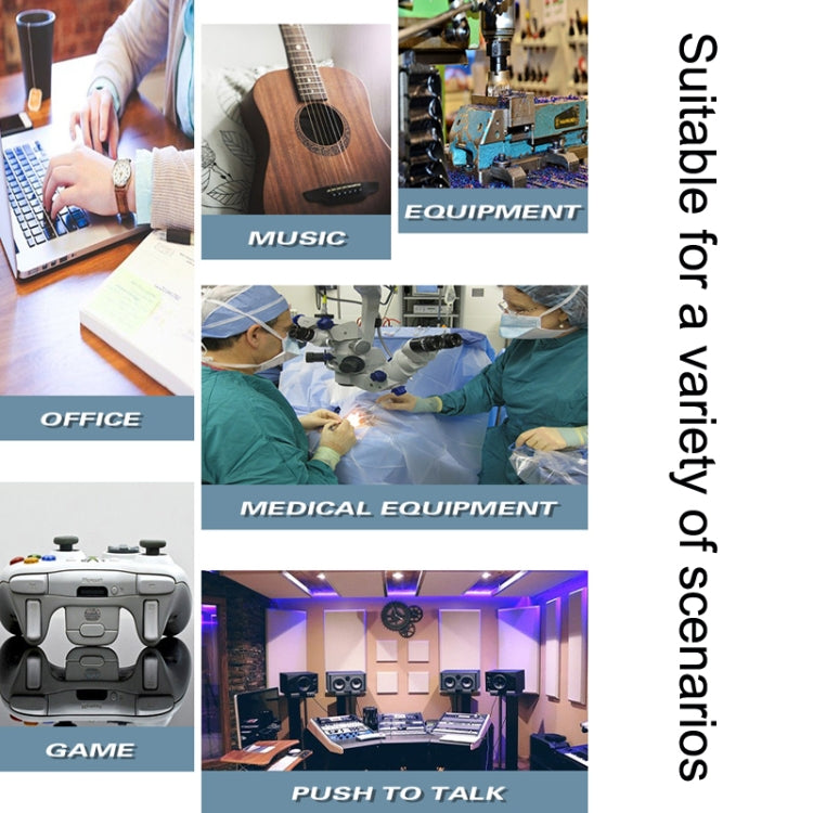 FS2020TU CF Foot Switch Foot Pedal Keyboard Control Mouse Game Combo Pedal(Photoelectric Mute) - free shipping - PMC Jewellery - Order now!