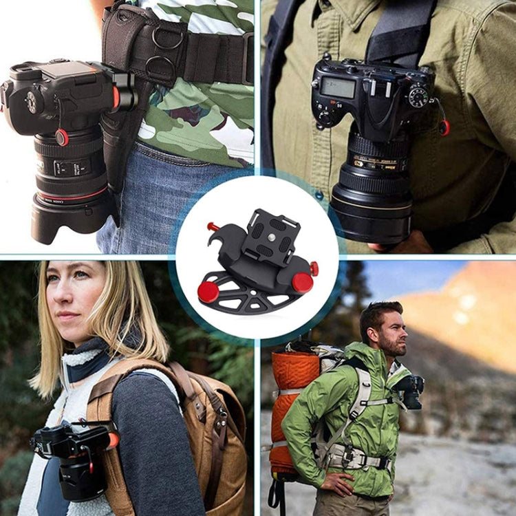 JMSUZ JMSUZ12412 For GoPro Quick Hanging Outdoor SLR Camera Waist Buckle(Black) - by JMSUZ | Online Shopping South Africa | PMC TechLife | Buy Now Pay Later Mobicred