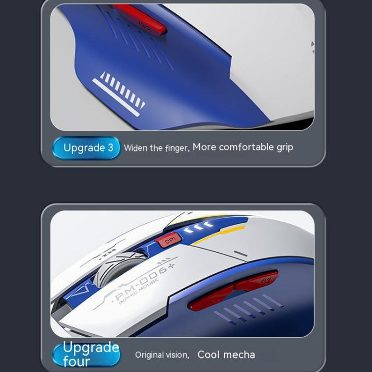 Inphic F9 Mecha Wireless Mouse Charging Office Game Mouse(Single Model 2.4G) - free shipping - PMC TechLife - Order now!