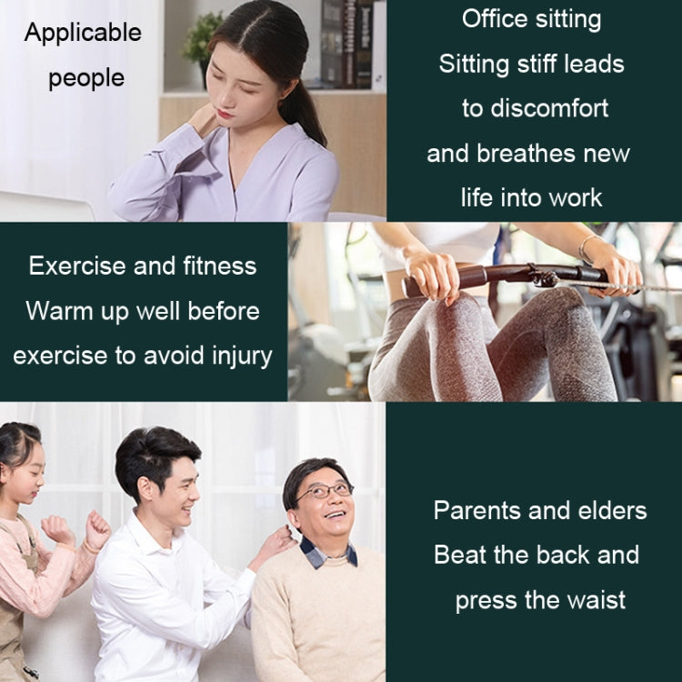 Konka 6 Speed Intelligent Fascia Gauge Muscle Relaxation Massager With 4 Massage Heads(Upgraded Model Gray) - free shipping - PMC TechLife - Order now!