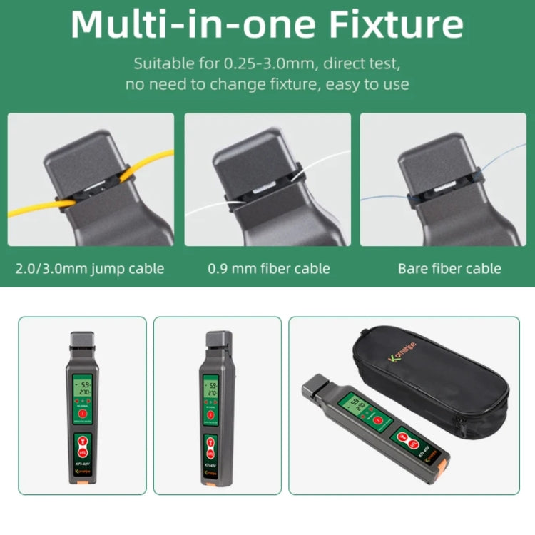Komshine Fiber Optic Identifier Optical Cable Signal Direction Identifier With VFL Red Light 10mW(KFI-40V) - Fiber Optic Test Pen by Komshine | Online Shopping South Africa | PMC TechLife | Buy Now Pay Later Mobicred
