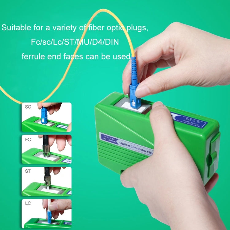 Komshine Handheld Cassette Fiber Cleaning Box Replacement, Model: CC-550-R - Lan Cable and Tools by Komshine | Online Shopping South Africa | PMc TechLife | Buy Now Pay Later Mobicred