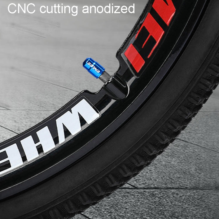 ENLEE E-FZ1004 2pcs /Set Bicycle French Valve Caps Aluminum Alloy Dust Cap For Tire Valve Caps(Red) - Tire Valve Caps by ENLEE | Online Shopping South Africa | PMc TechLife | Buy Now Pay Later Mobicred