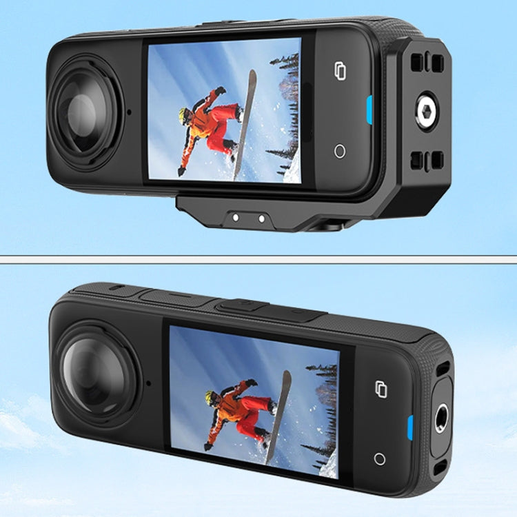 For Insta360 X4 / X3 Hepail Horizontal And Vertical Shooting Quick Release Metal Magnetic Bracket - Mount & Holder by Hepail | Online Shopping South Africa | PMC TechLife | Buy Now Pay Later Mobicred