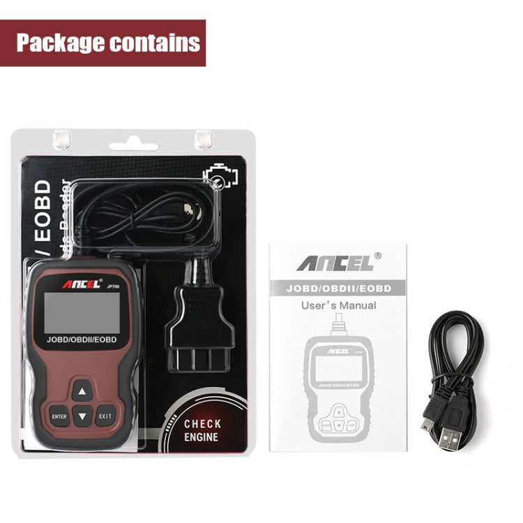 Ancel JOBD+EOBD/OBD-II Car Error Code Diagnostic scanner - free shipping - PMC TechLife - Order now!