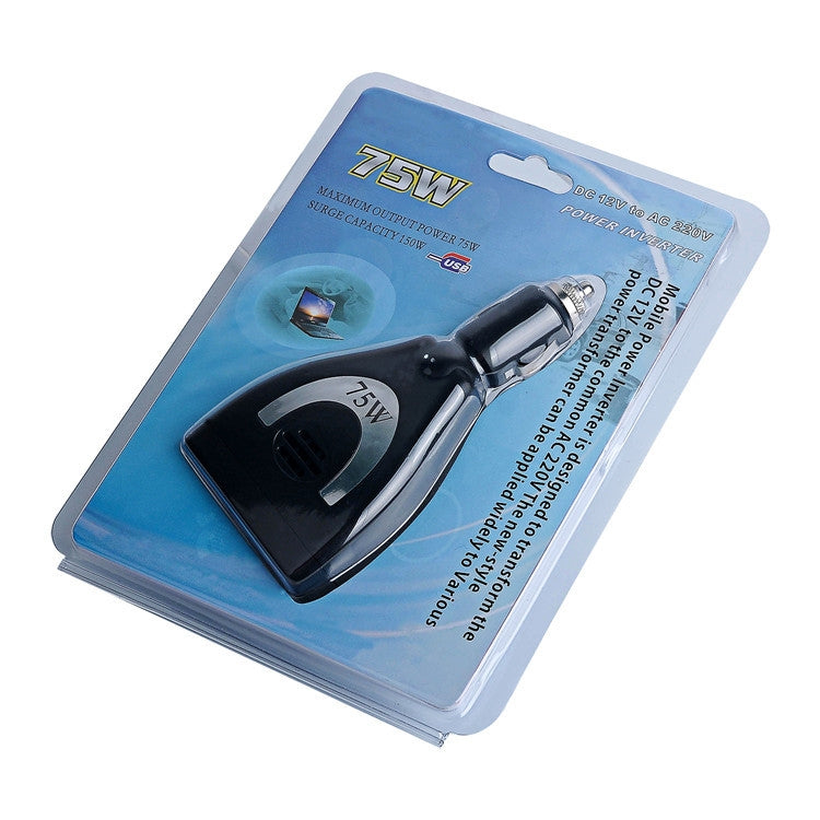Meind 75W Mini Car Inverter Charger(12V To 220V) - free shipping - PMC Jewellery - Order now!