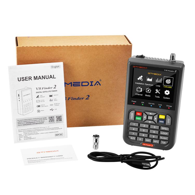GTMedia Full HD Digital Satellite Finder With 3.5 Inch LCD Screen - free shipping - PMC TechLife - Order now!