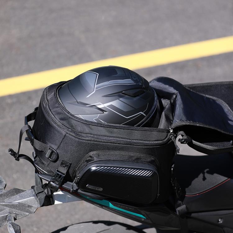 Rhinowalk MT2335 23L-35L Expandable Large-capacity EVA Hard Shell Motorcycle Tail Bag(Matt) - free shipping - PMc TechLife - Order now!