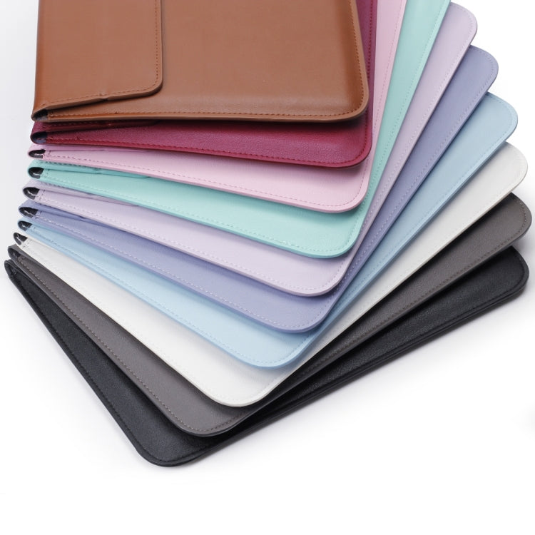 Universal Envelope Style PU Leather Case with Holder for Ultrathin Notebook Tablet PC 15.4 inch, Size: 39x28x1.5cm(Blue) - 15 inch by PMC TechLife | Online Shopping South Africa | PMC TechLife | Buy Now Pay Later Mobicred