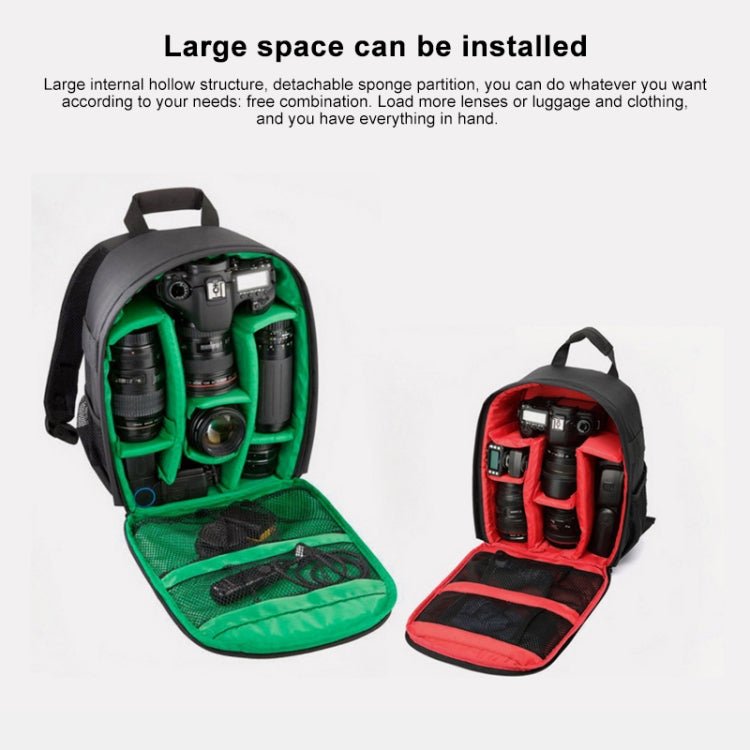 INDEPMAN DL-B012 Portable Outdoor Sports Backpack Camera Bag for GoPro, SJCAM, Nikon, Canon, Xiaomi Xiaoyi YI, Size: 27.5 * 12.5 * 34 cm(Green) - free shipping - PMC TechLife - Order now!