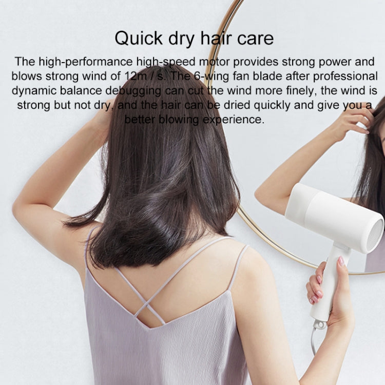 Original Xiaomi Mijia H100 Negative Ion Portable Electric Hair Dryer, US Plug(Pink) - Hair Dryers & Accessories by Xiaomi | Online Shopping South Africa | PMC TechLife | Buy Now Pay Later Mobicred