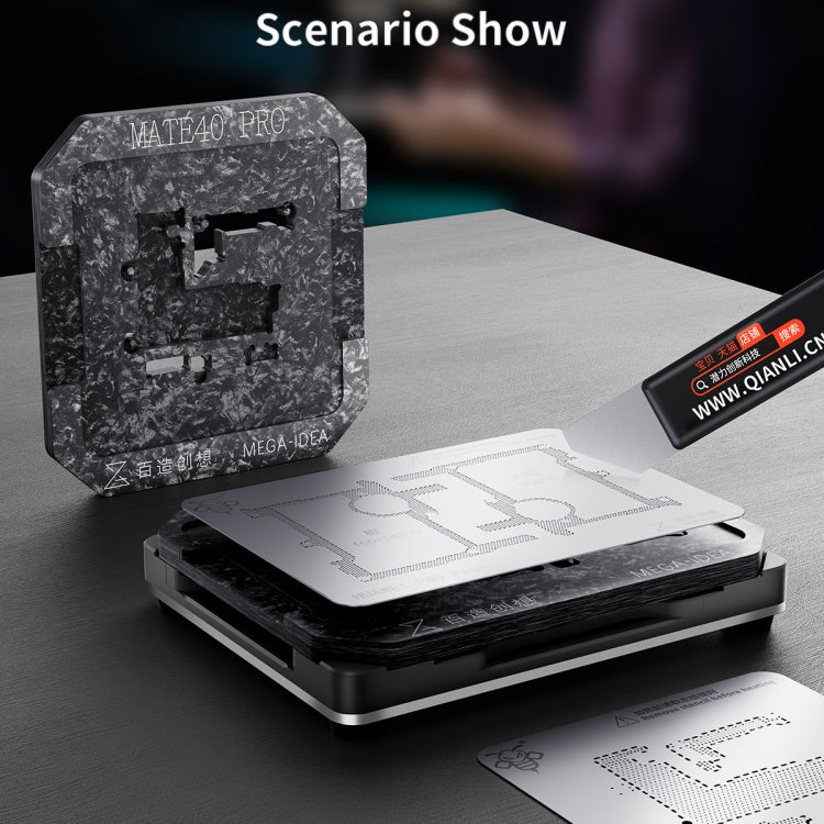 For Huawei Mate 30 5G / Mate X2 Qianli Mega-idea Multi-functional Middle Frame Positioning BGA Reballing Platform - free shipping - PMC TechLife - Order now!