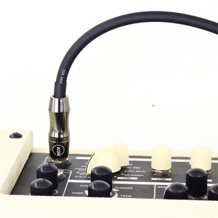 KGR Guitar Cable Keyboard Drum Audio Cable, Specification: 10m(Double Elbow Jack) - Instrument Audio Cables by KGR | Online Shopping South Africa | PMC TechLife | Buy Now Pay Later Mobicred