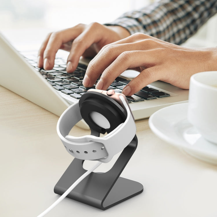AhaStyle ST03 For Apple Watch Series Aluminum Alloy Stand Base(Silver) - free shipping - PMC TechLife - Order now!