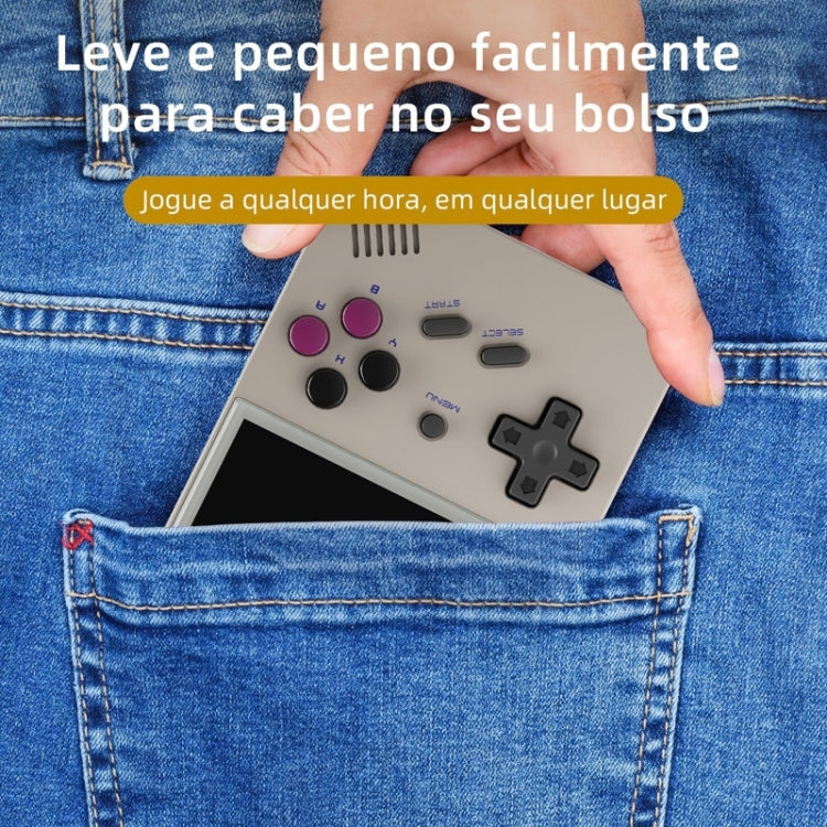 ANBERNIC RG35XX 3.5-inch Retro Handheld Game Console Open Source Game Player 64G+128G 13000+ Games(Purple) - free shipping - PMC TechLife - Order now!