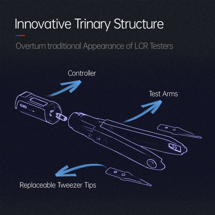 MINIWARE DT71 Measuring Digital Tweezers Signal Generator Multimeter - free shipping - PMC TechLife - Order now!
