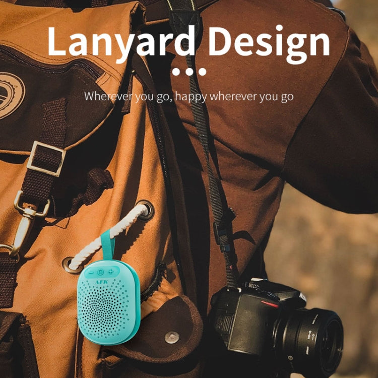 AFK BT-513 TWS Mini Portable RGB Light Bluetooth Speaker 3D Sound Effect Waterproof Bluetooth Audio(Blue) - Mini Speaker by AFK | Online Shopping South Africa | PMC TechLife | Buy Now Pay Later Mobicred