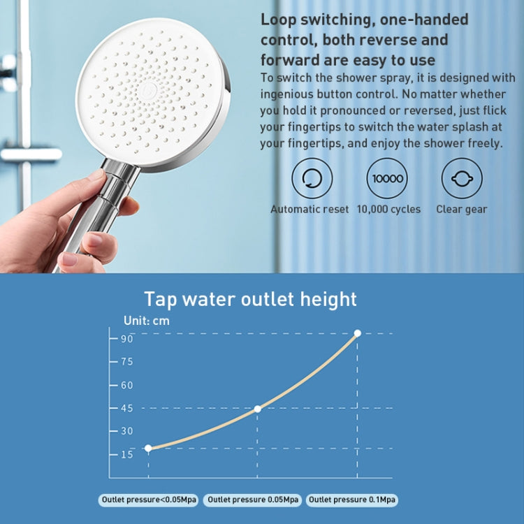 Original Xiaomi Mijia Bath Pressurized Handheld Shower Spray Lotus Head - Shower Head by Xiaomi | Online Shopping South Africa | PMC TechLife | Buy Now Pay Later Mobicred