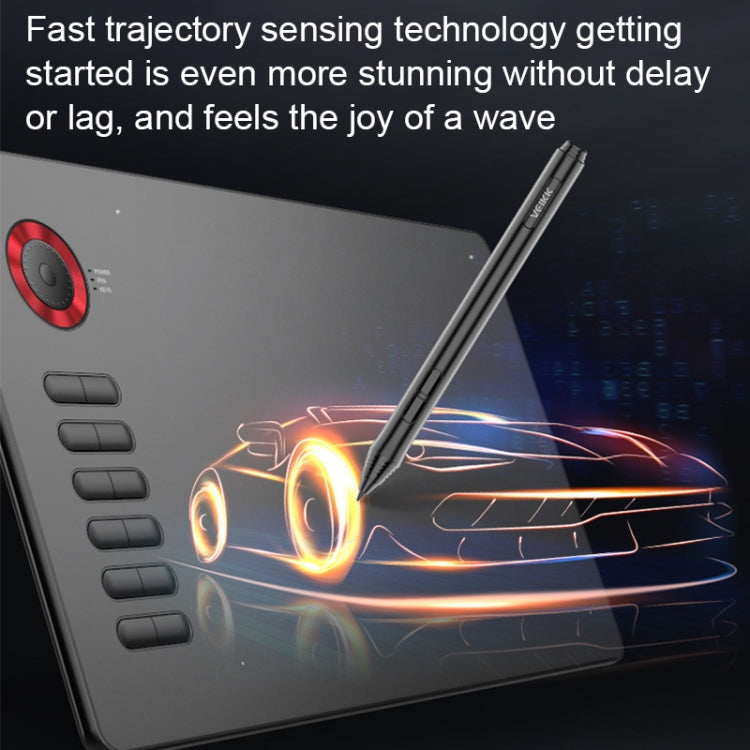 VEIKK A15PRO 10x6 inch 5080 LPI Type-C Interface Smart Touch Electronic Graphic Tablet (Blue) - free shipping - PMC Jewellery - Order now!