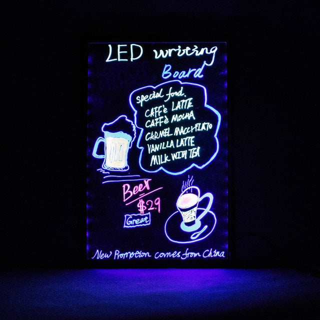 50x70cm Electronic Handwriting Fluorescent Board Glowing Advertising Blackboard -  by PMC Jewellery | Online Shopping South Africa | PMC Jewellery | Buy Now Pay Later Mobicred