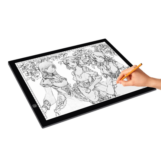 8W 5V LED USB Three Level of Brightness Dimmable A3 Acrylic Scale Copy Boards Anime Sketch Drawing Sketchpad with USB Cable & Power Adapter -  by PMC Jewellery | Online Shopping South Africa | PMC Jewellery | Buy Now Pay Later Mobicred