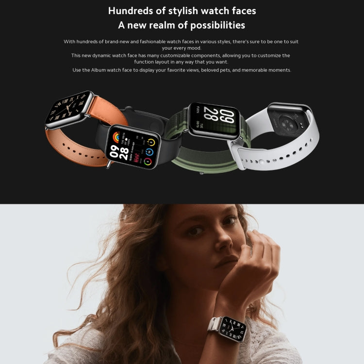 Original Xiaomi Mi Band 8 Pro Global 1.74 inch AMOLED Full Color Screen 5ATM Waterproof Smart Watch, Support GPS / Heart Rate (Black) - Wearable Devices by Xiaomi | Online Shopping South Africa | PMC TechLife | Buy Now Pay Later Mobicred