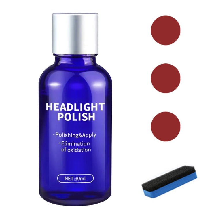Car Headlight Scratch Yellowing Repair Fluid Set, Capacity: 30ml - free shipping - PMC TechLife - Order now!