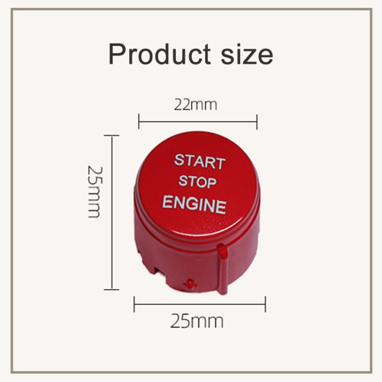 One-key Start Engine Stop Switch Button for Land Rover Freelander 2, Left Driving (Black) - Car Switches by PMC TechLife | Online Shopping South Africa | PMC TechLife | Buy Now Pay Later Mobicred