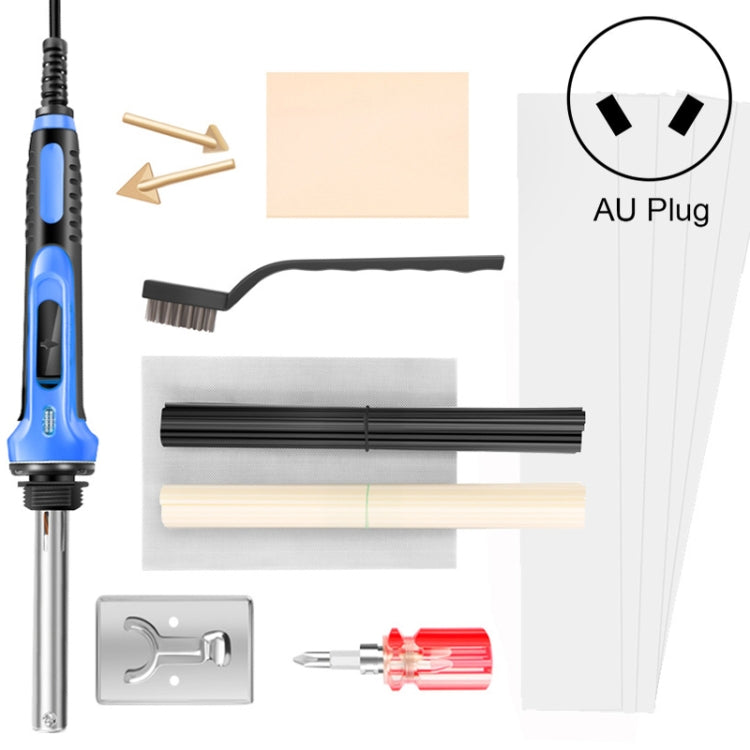 100W Electric Soldering Iron Plastic Welding Machine Car Bumper Repair Plier, AU Plug (Blue) - Hand Tool Sets by PMC Jewellery | Online Shopping South Africa | PMC Jewellery | Buy Now Pay Later Mobicred