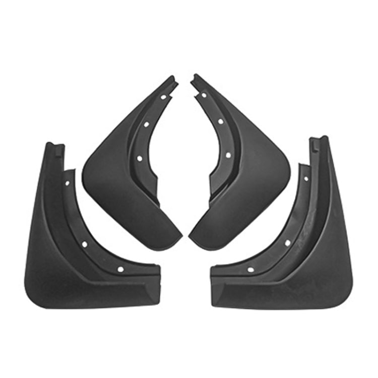 For Volkswagen Scirocco 2009-2016 4pcs/Set Car Auto Soft Plastic Splash Flaps Fender Guard - Mudguards by PMC TechLife | Online Shopping South Africa | PMC TechLife | Buy Now Pay Later Mobicred