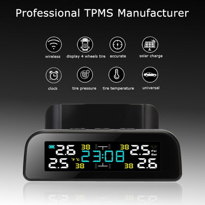 TY17 Car Built-in High Precision Solar Charging Tire Pressure Monitoring System TPMS - Tire Pressure Gauges by PMC Jewellery | Online Shopping South Africa | PMC Jewellery | Buy Now Pay Later Mobicred