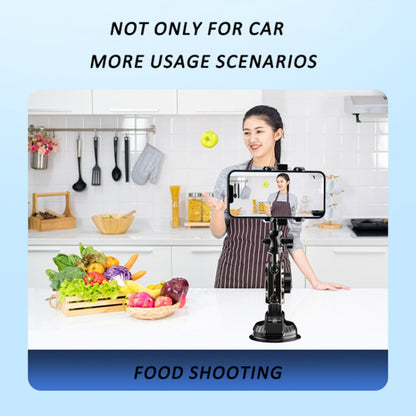 Car Universal Overhead Camera Suction Cup Phone Holder, Short Style with Bluetooth Remote Control - Car Holders by PMC Jewellery | Online Shopping South Africa | PMC Jewellery | Buy Now Pay Later Mobicred