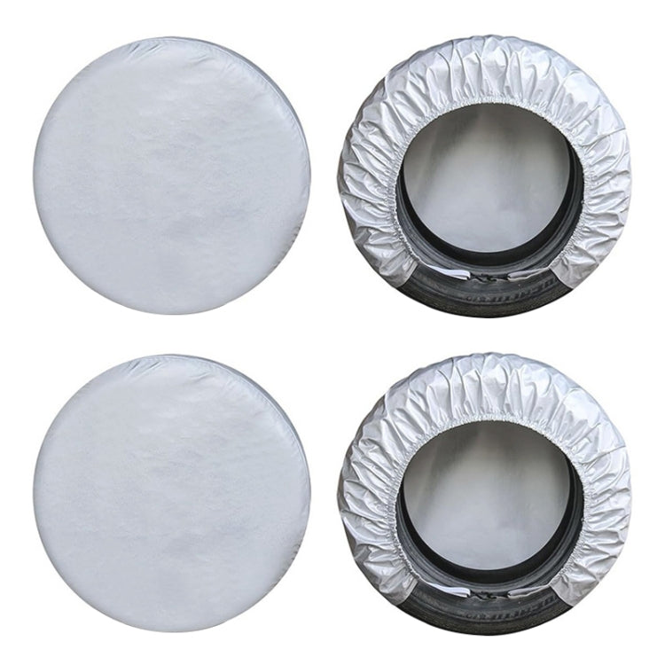 4pcs / Set Car Tire 420D Oxford Cloth Protective Cover, Diameter: 76-81cm, Width: 34cm - Window Foils & Solar Protection by PMC TechLife | Online Shopping South Africa | PMC TechLife | Buy Now Pay Later Mobicred