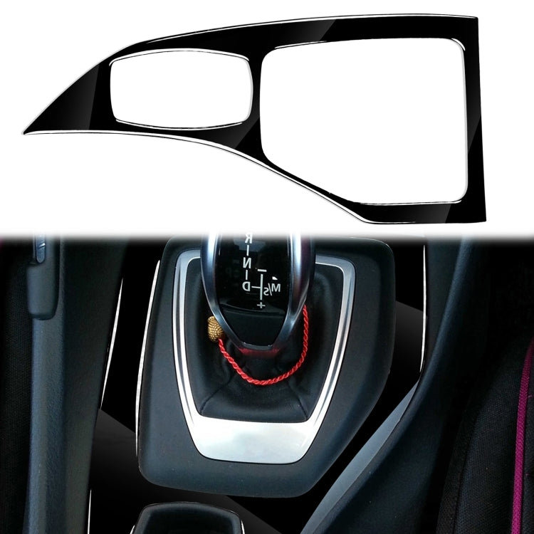 Car Right Drive Gear Panel Outer Frame Decorative Sticker for BMW X1 E84 2011-2015(Black) - Car Interior Mouldings by PMC Jewellery | Online Shopping South Africa | PMC Jewellery | Buy Now Pay Later Mobicred