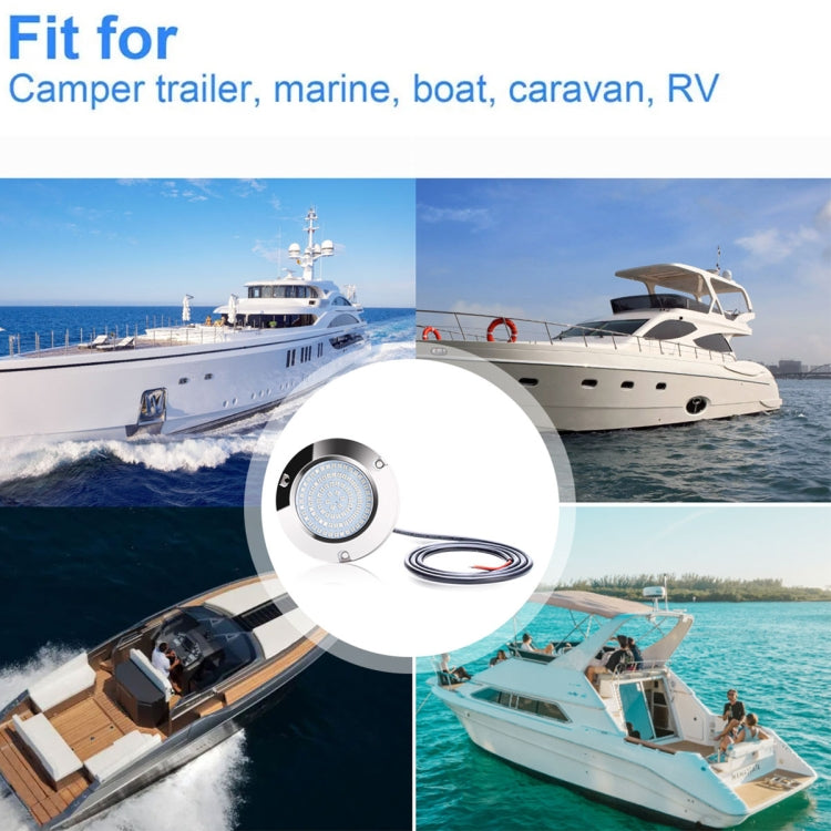 Ship / Yacht 10-30V 90LEDs Waterproof Stainless Steel Underwater Light (White Light) - Marine Accessories & Parts by PMC Jewellery | Online Shopping South Africa | PMC Jewellery | Buy Now Pay Later Mobicred