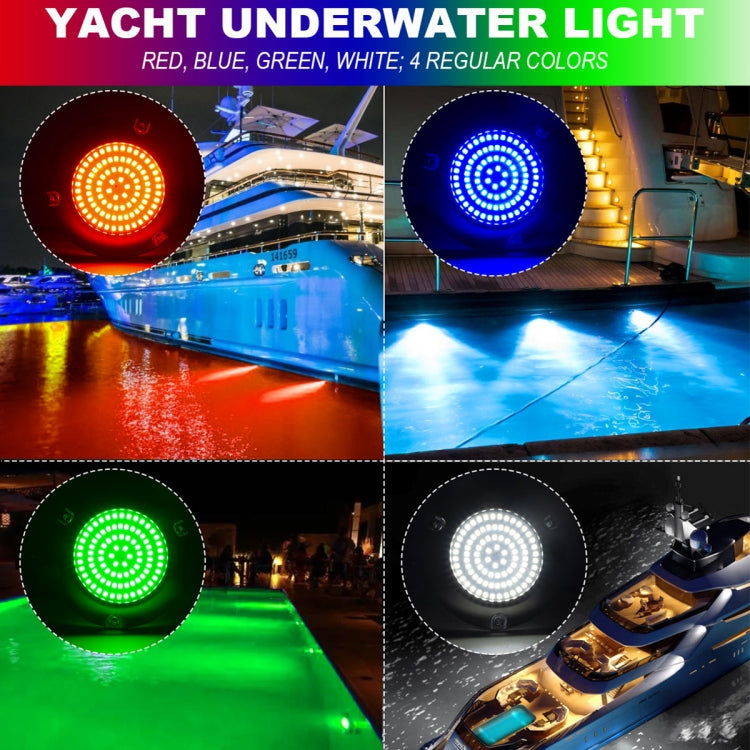 Ship / Yacht 10-30V 90LEDs Waterproof Stainless Steel Underwater Light (Blue Light) - Marine Accessories & Parts by PMC Jewellery | Online Shopping South Africa | PMC Jewellery | Buy Now Pay Later Mobicred