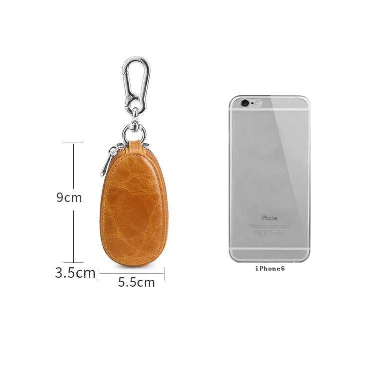 TP-9006 Double-deck Multi-function Car Key Bag(Brown) - Car Key Cases by PMC TechLife | Online Shopping South Africa | PMC TechLife | Buy Now Pay Later Mobicred