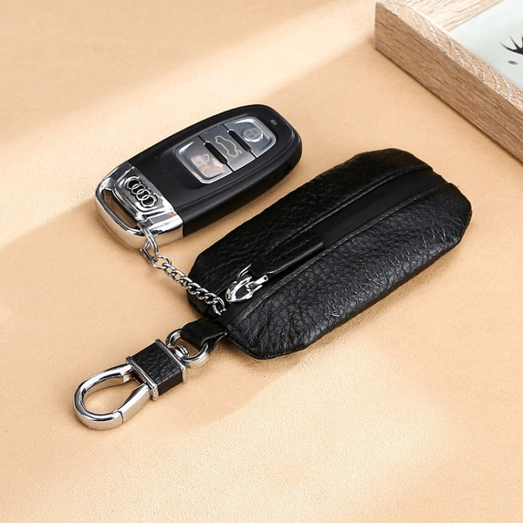 TP-9016 Litchi Texture Waterproof Zipper Car Key Bag (Green) - Car Key Cases by PMC Jewellery | Online Shopping South Africa | PMC Jewellery