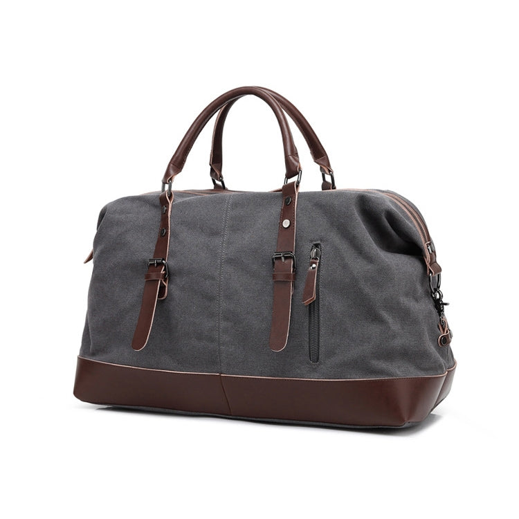 AUGUR 2012 Portable Casual Canvas Travel Handbag Baggage Shoulder Crossby Bag(Grey) - free shipping - PMC TechLife - Order now!