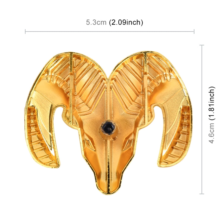 Bull Pattern Car Metal Body Decorative Sticker, Size : S (Gold) - Decorative Sticker by PMC Jewellery | Online Shopping South Africa | PMC Jewellery